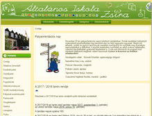 Tablet Screenshot of iskola.zsira.hu